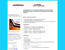 Tablet Screenshot of gatorfoamboard.com